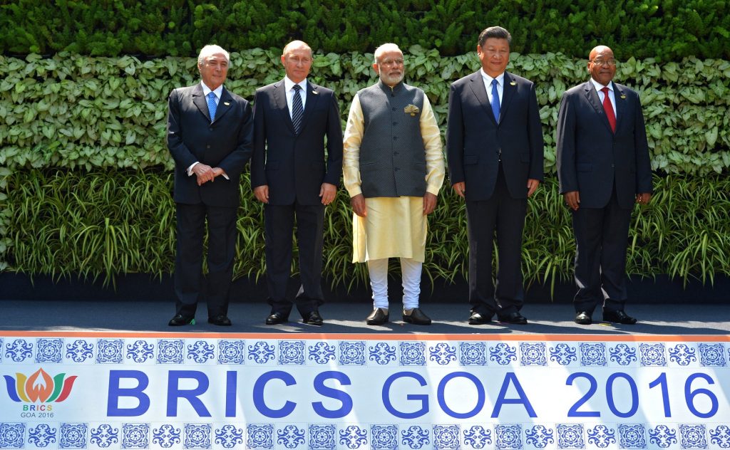 Group photo of BRICS leaders before the start of the summit. Source: kremlin.ru